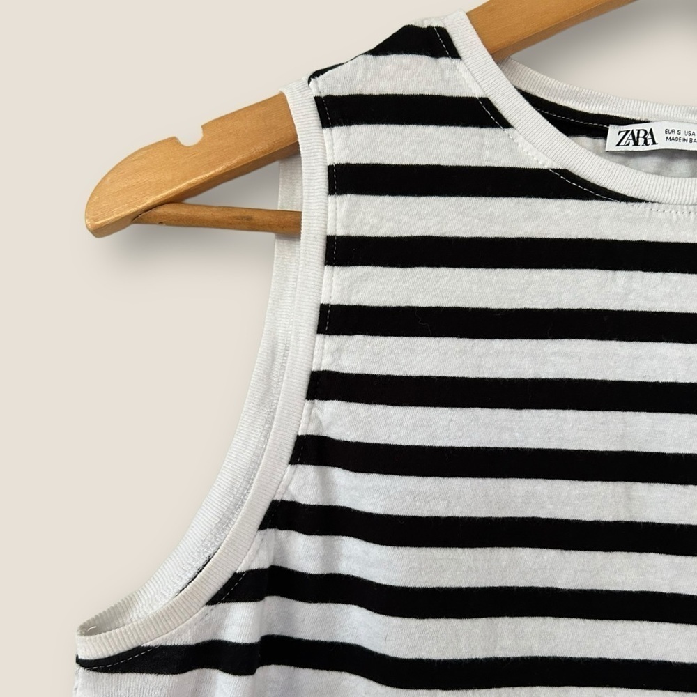 Zara Striped Tank Top - Picture 3 of 7
